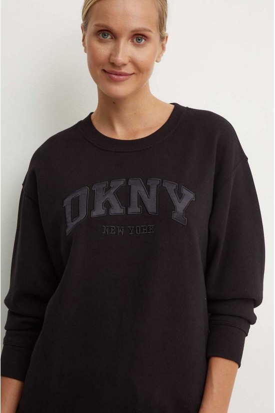 Γυναικεία μαύρη μπλούζα φούτερ - DKNY DP4T9809