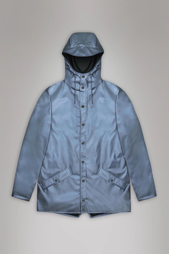 Unisex μπλε αδιάβροχο μπουφάν - Rains Jacket W3 12010