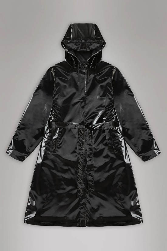 Γυναικείο μαύρο αδιάβροχο μπουφάν - Rains Night Jacket W3 12040