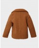 Γυναικεία καφέ γούνινο πανωφόρι - Ugg Teddy Coat Che 1144454