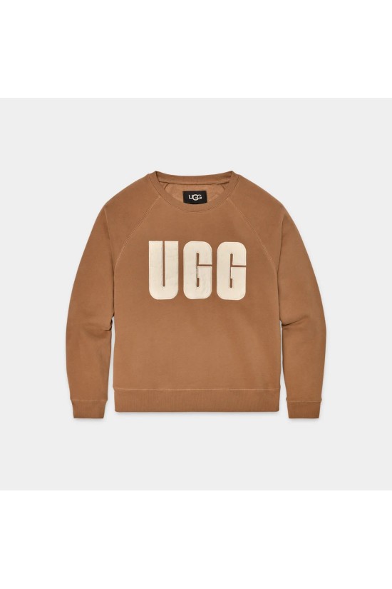 Γυναικείο καφέ φούτερ - Ugg Madeline Fuzzy Logo 1123718