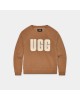 Γυναικείο καφέ φούτερ - Ugg Madeline Fuzzy Logo 1123718