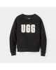 Γυναικείο μαύρο φούτερ - Ugg Madeline Fuzzy Logo 1123718