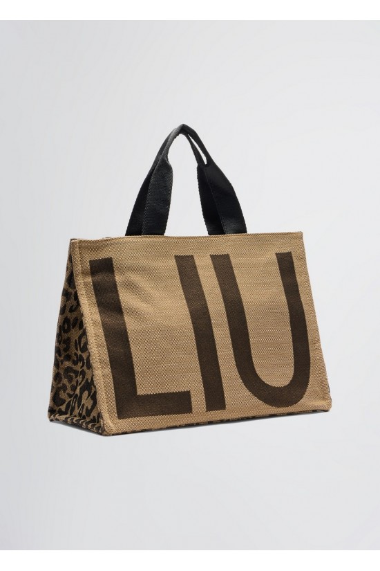 Γυναικεία καφέ tote τσάντα - Liu Jo 2A5013T6087