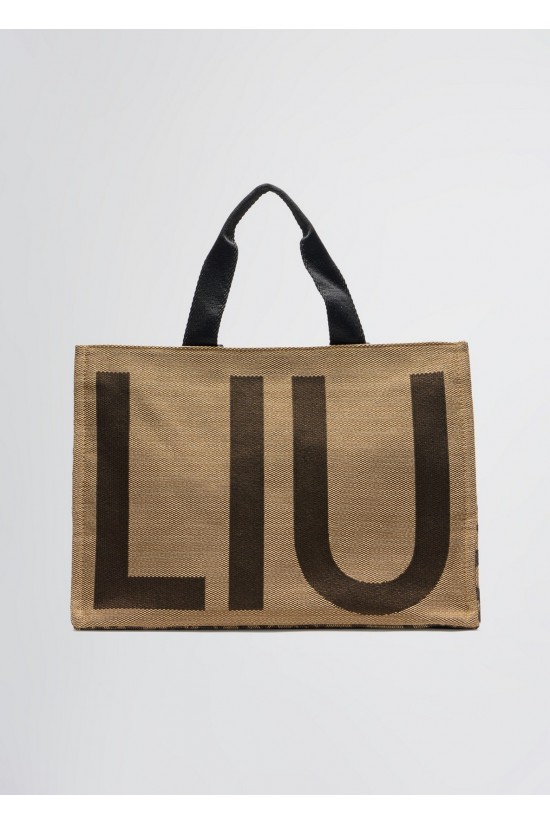 Γυναικεία καφέ tote τσάντα - Liu Jo 2A5013T6087