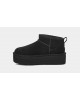 Γυναικεία μαύρα μποτάκια - Ugg Classic Ultra Mini Platforms W/1135092