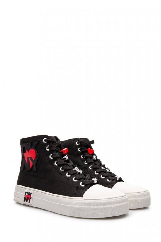 Γυναικεία μαύρα μποτάκια sneakers - DKNY Louisa K2478753