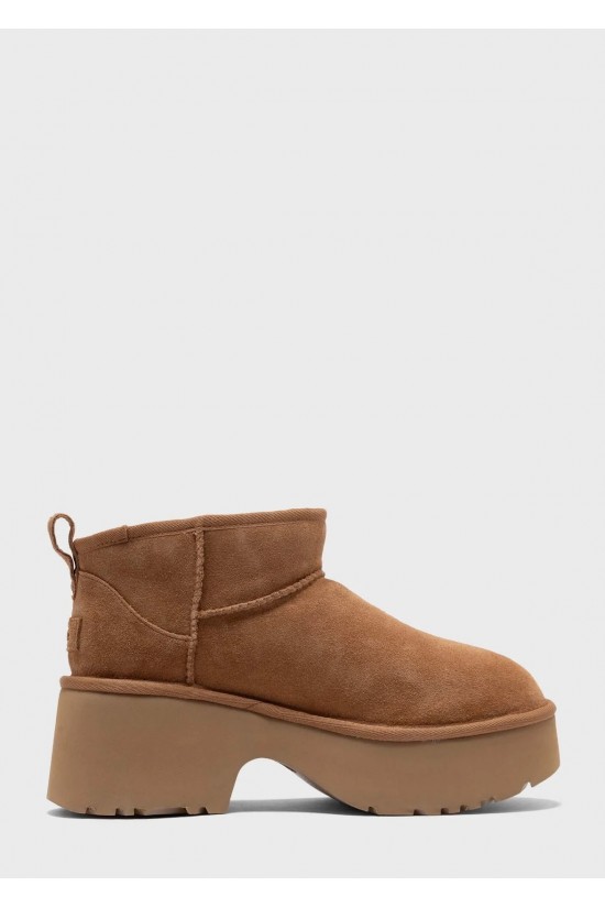 Γυναικεία καφέ μποτάκια - Ugg Classic Ultra Mini Heights W/1158311