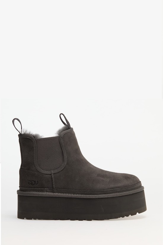 Γυναικεία γκρι μποτάκια - Ugg Neumel platform chelsea W/1134526