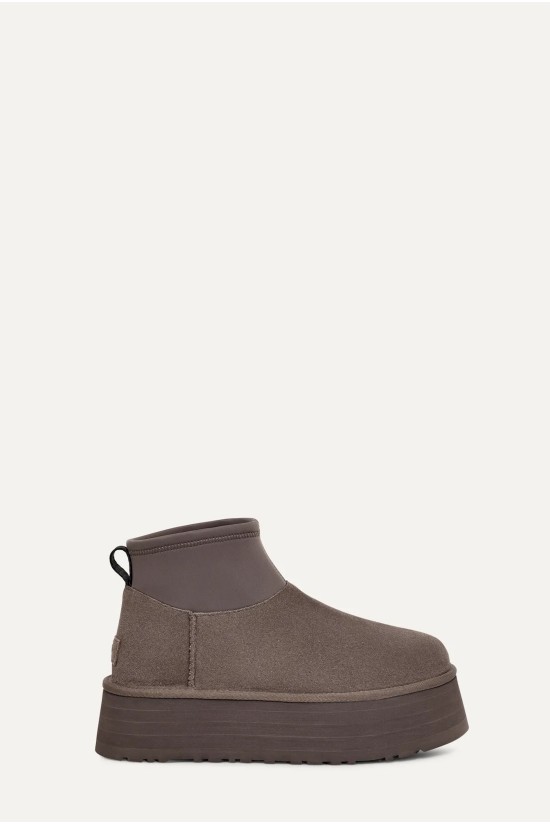 Γυναικεία γκρι μποτάκια - Ugg Classic Mini Dipper W/1168170