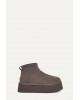 Γυναικεία γκρι μποτάκια - Ugg Classic Mini Dipper W/1168170