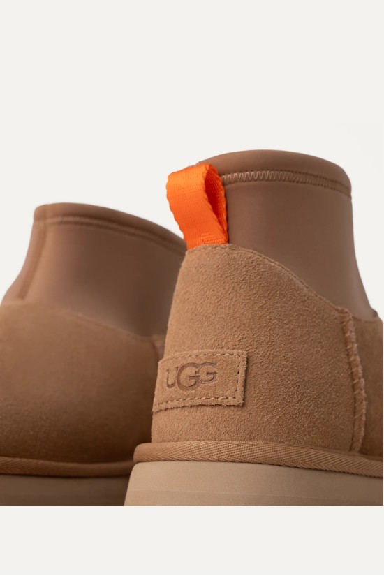 Γυναικεία καφέ μποτάκια - Ugg Classic Mini Dipper Che W/1168170