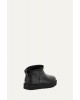 Γυναικείο μαύρο δερμάτινο μποτάκι - Ugg Classic Ultra mini W/1163490