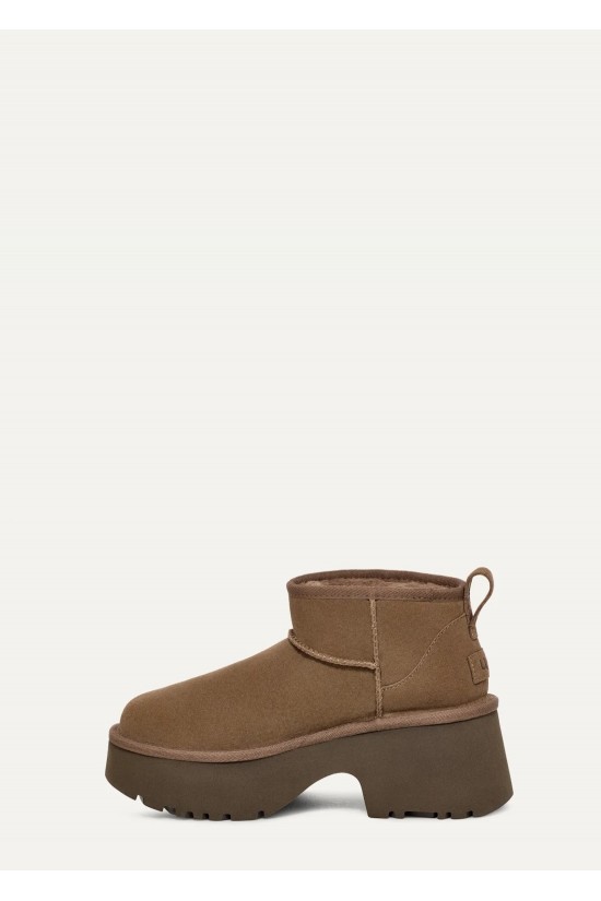 Γυναικεία καφέ-γκρι μποτάκια - Ugg Classic Ultra Mini Heights W/1158311