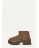 Γυναικεία καφέ-γκρι μποτάκια - Ugg Classic Ultra Mini Heights W/1158311