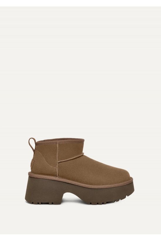 Γυναικεία καφέ-γκρι μποτάκια - Ugg Classic Ultra Mini Heights W/1158311