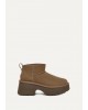 Γυναικεία καφέ-γκρι μποτάκια - Ugg Classic Ultra Mini Heights W/1158311