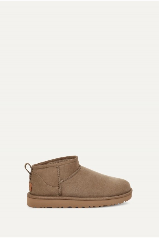 Γυναικεία καφέ-γκρι  μποτάκια ultra mini - Ugg Alp W/1116109