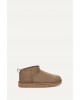 Γυναικεία καφέ-γκρι  μποτάκια ultra mini - Ugg Alp W/1116109