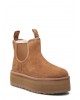 Γυναικεία καφέ μποτάκια - Ugg Neumel platform chelsea Che W/1134526