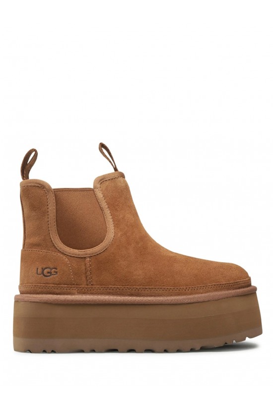 Γυναικεία καφέ μποτάκια - Ugg Neumel platform chelsea Che W/1134526